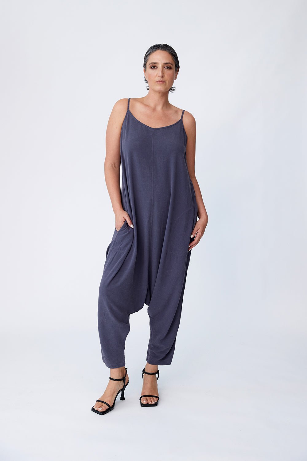 New Harem Jumpsuit - Moody Night - Tluxe - stride