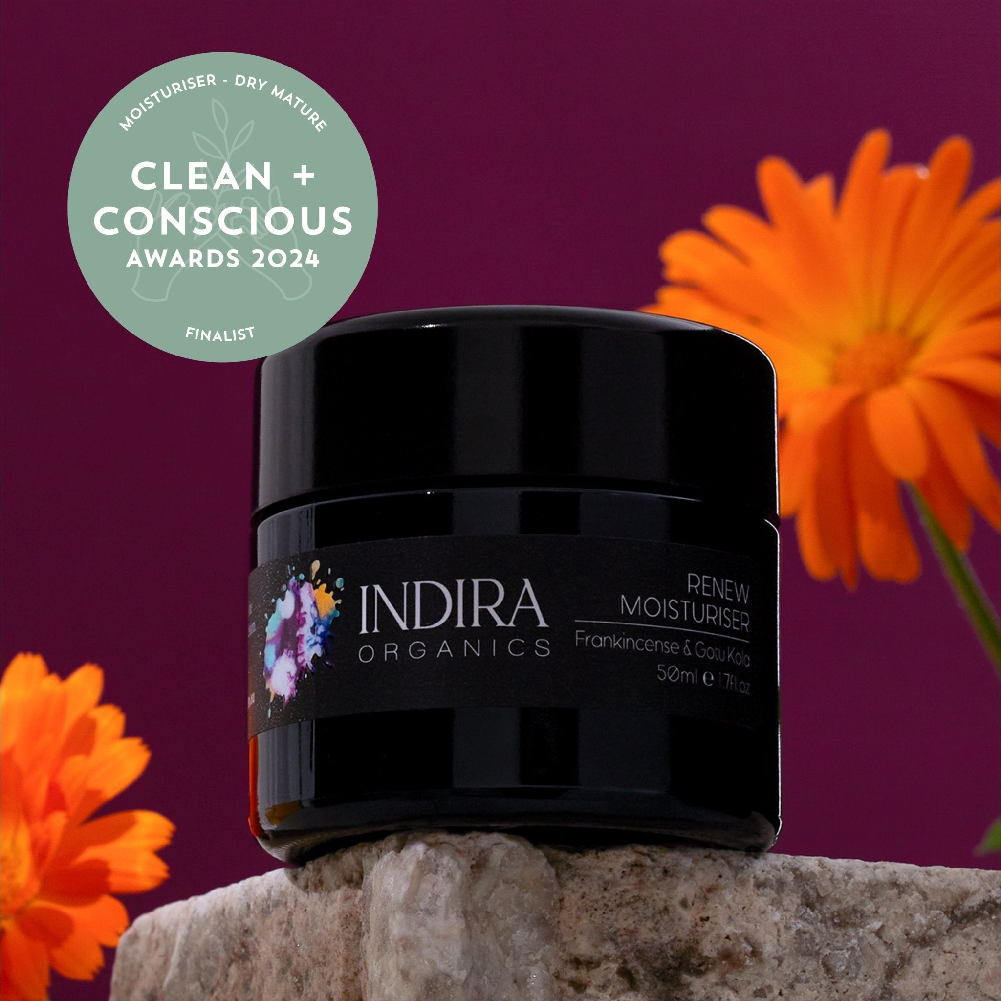 Nurturing Moisturiser - Indira Organics - stride