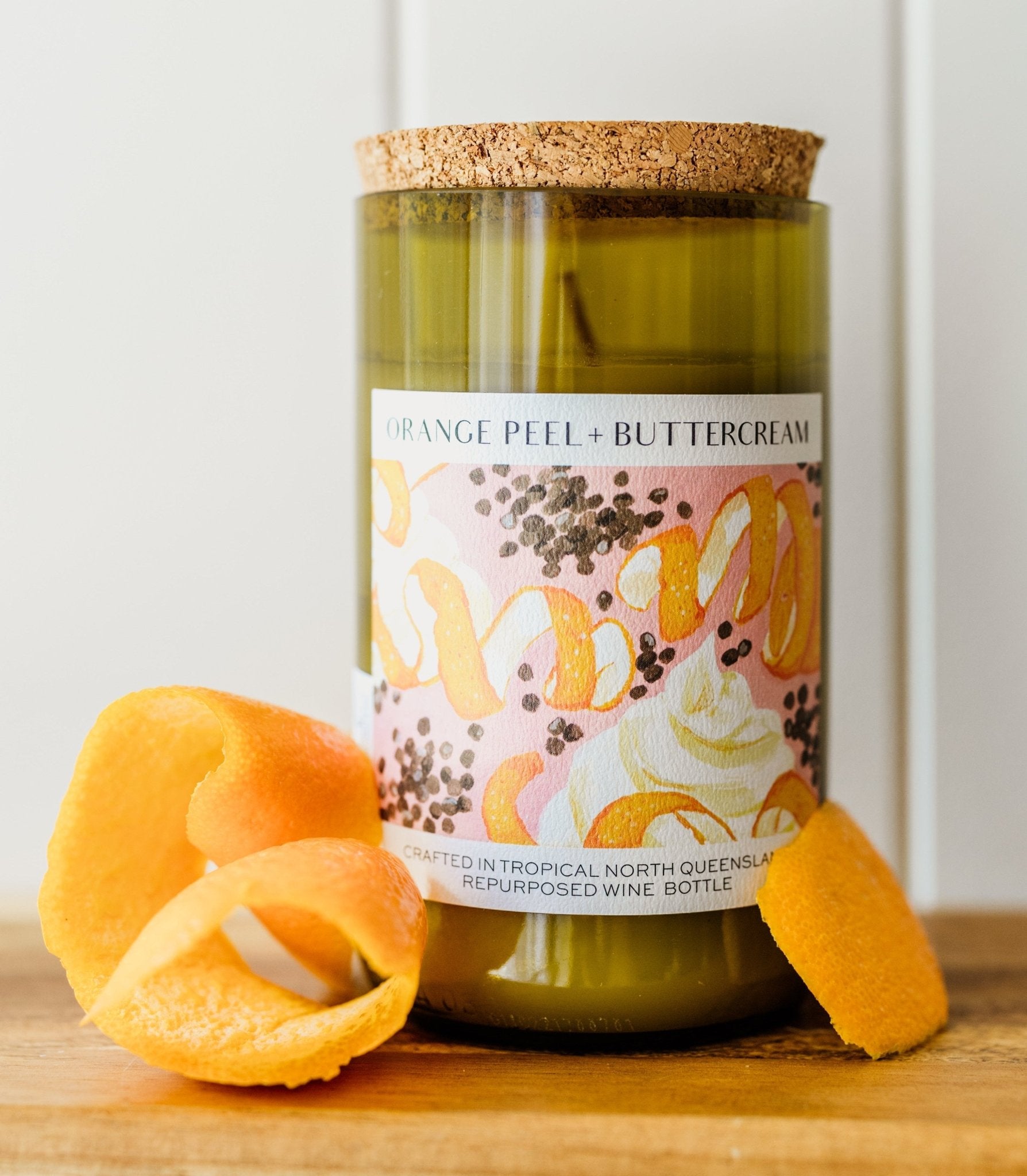 Orange Peel + Buttercream - Unwind Candle Co - stride