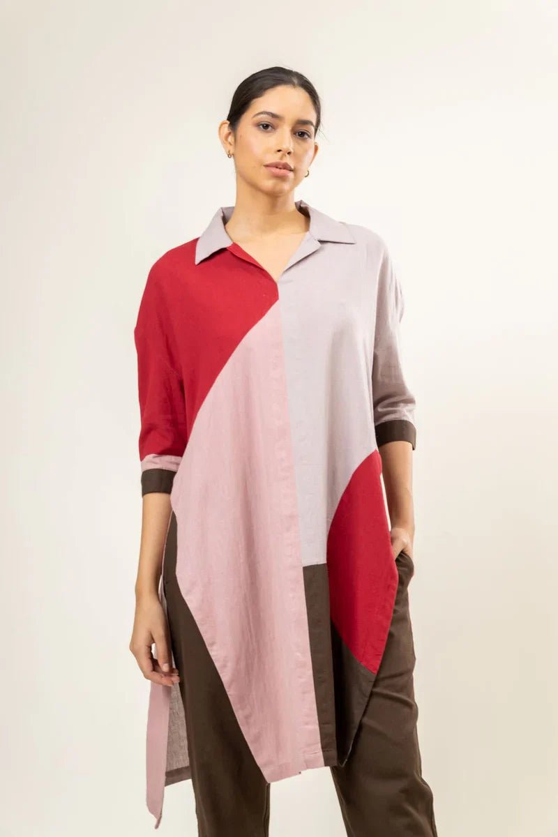 PANELLED BLAKE TUNIC - Bethikal - stride