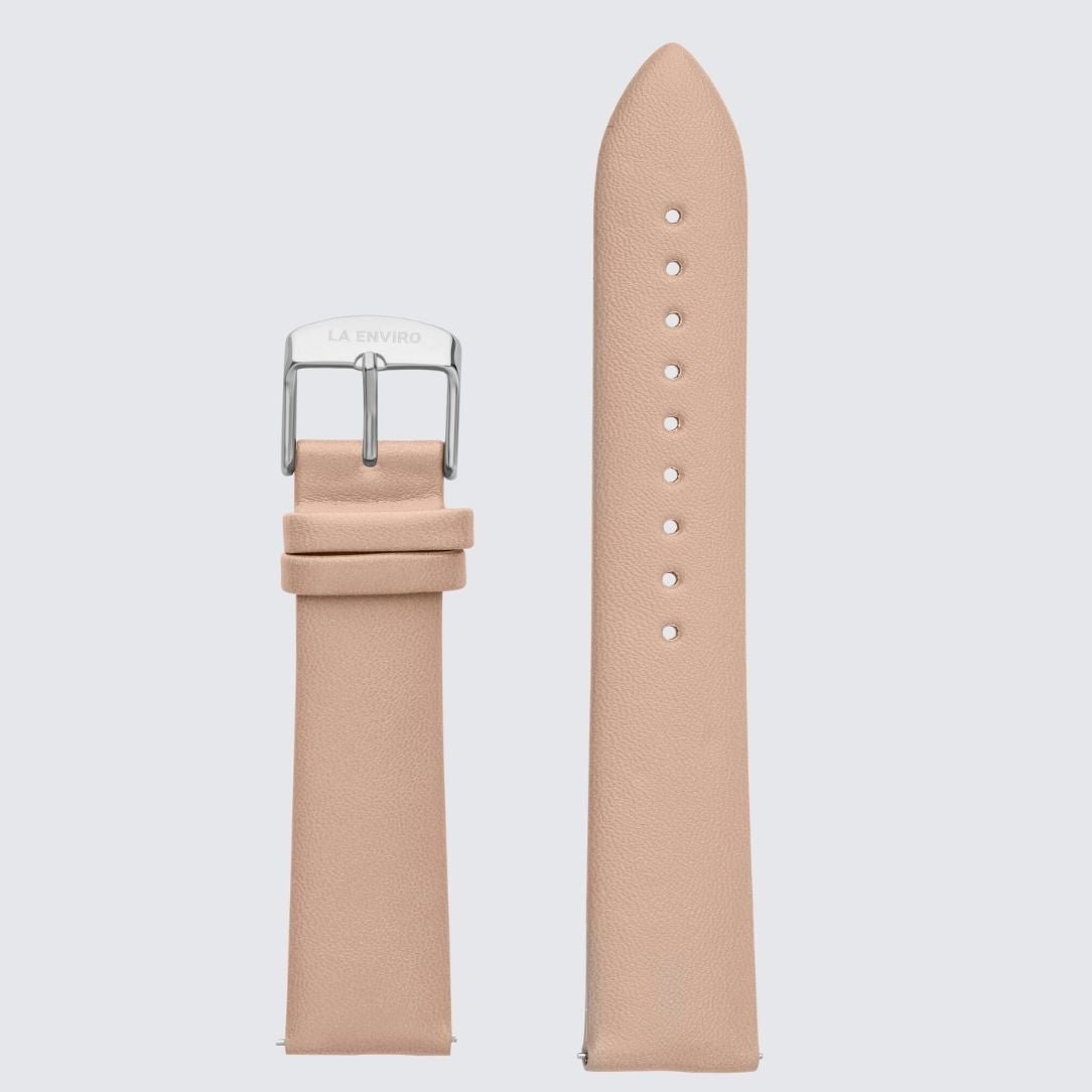 Pink Unstitched Watch Strap | 20MM - La Enviro - stride