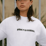 Pinky & Kamal T-Shirt - White/Black - Pinky & Kamal - stride