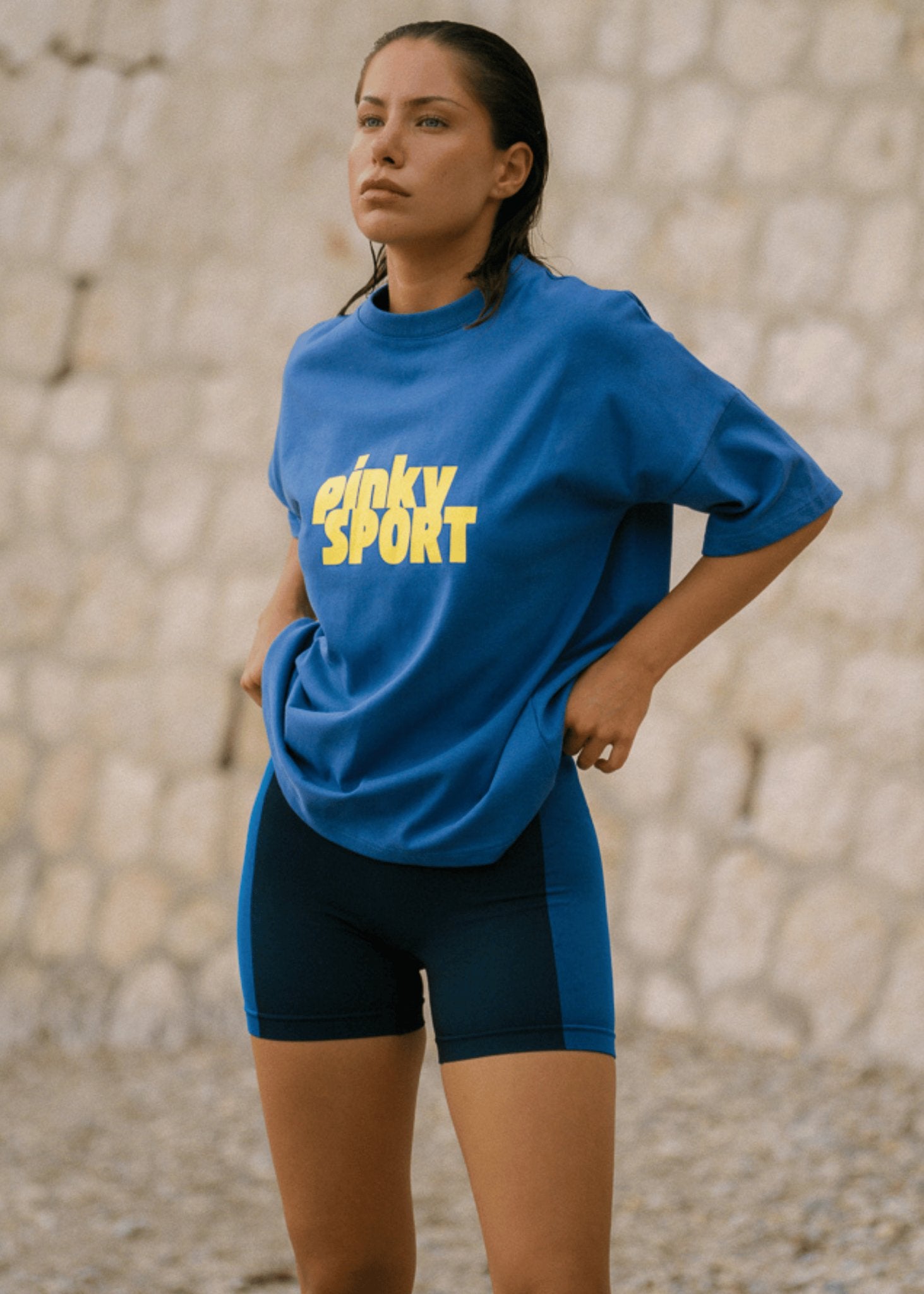 Pinky Sport T - Shirt - Sapphire Blue - Pinky & Kamal - stride