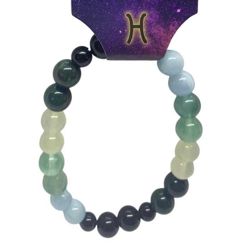 Pisces | Crystal Horoscope Bracelet - Empowered Clothing - stride