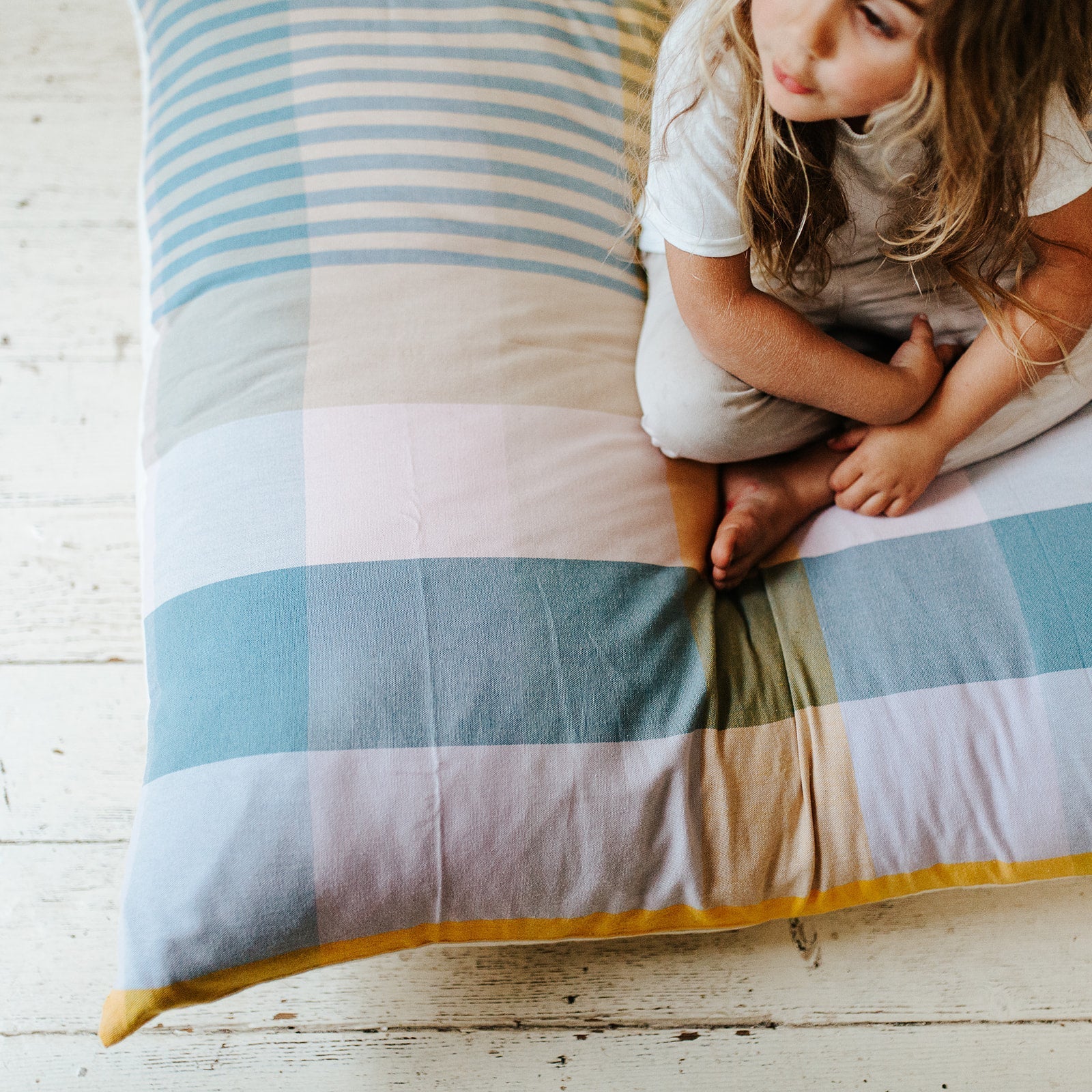 PLONK Floor Cushion - Handloom - Earth Worthy - stride