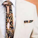 Pocket Square - Grass Tree Black - Peggy & Finn - stride