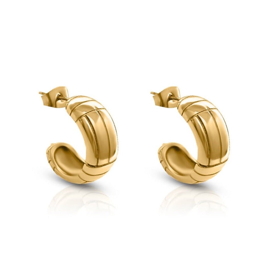 Podium Hoop Earrings - EVER Jewellery - stride