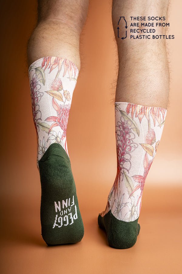 Recycled Socks - Botanical - Peggy & Finn - stride