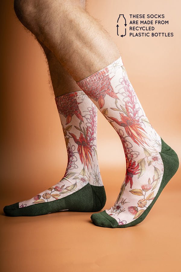 Recycled Socks - Botanical - Peggy & Finn - stride