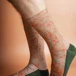 Recycled Socks - Flowering Gum Terracotta - Peggy & Finn - stride