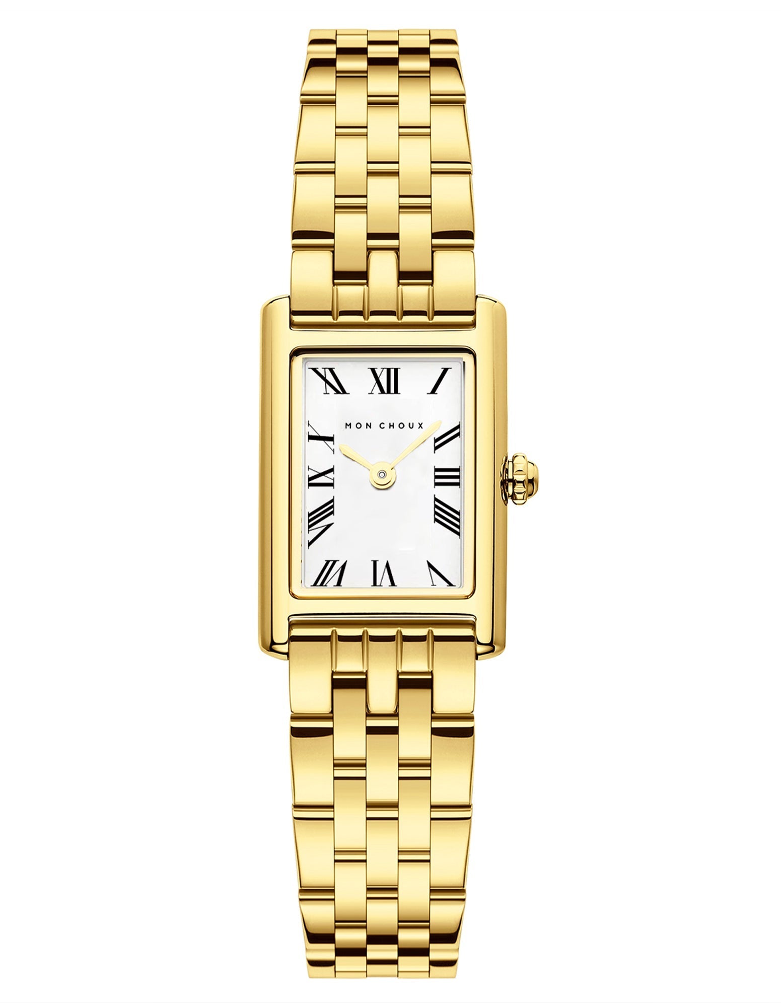 RENDEZVOUS - GOLD STAINLESS STEEL WATCH - 5LINK - Mon Choux - stride