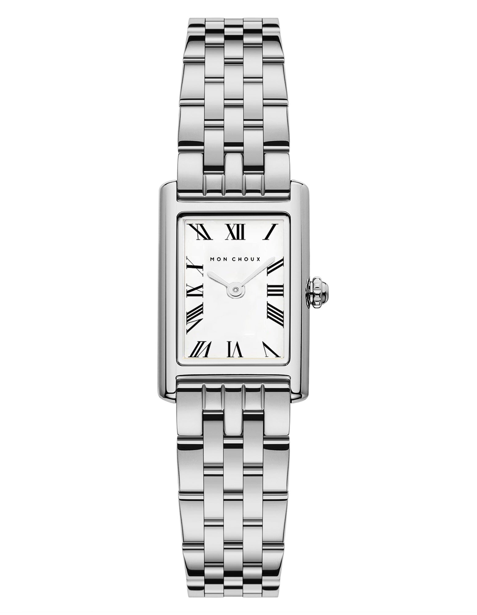 RENDEZVOUS - SILVER STAINLESS STEEL WATCH - 5LINK - Mon Choux - stride