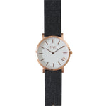 Rose Gold | Pinatex Band (Black) - Time IV Change - stride