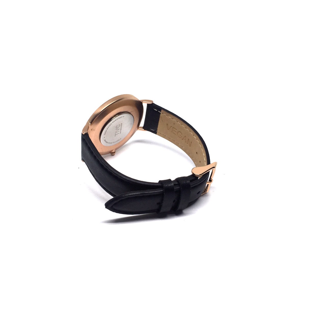 Rose Gold | Black Stitched Band