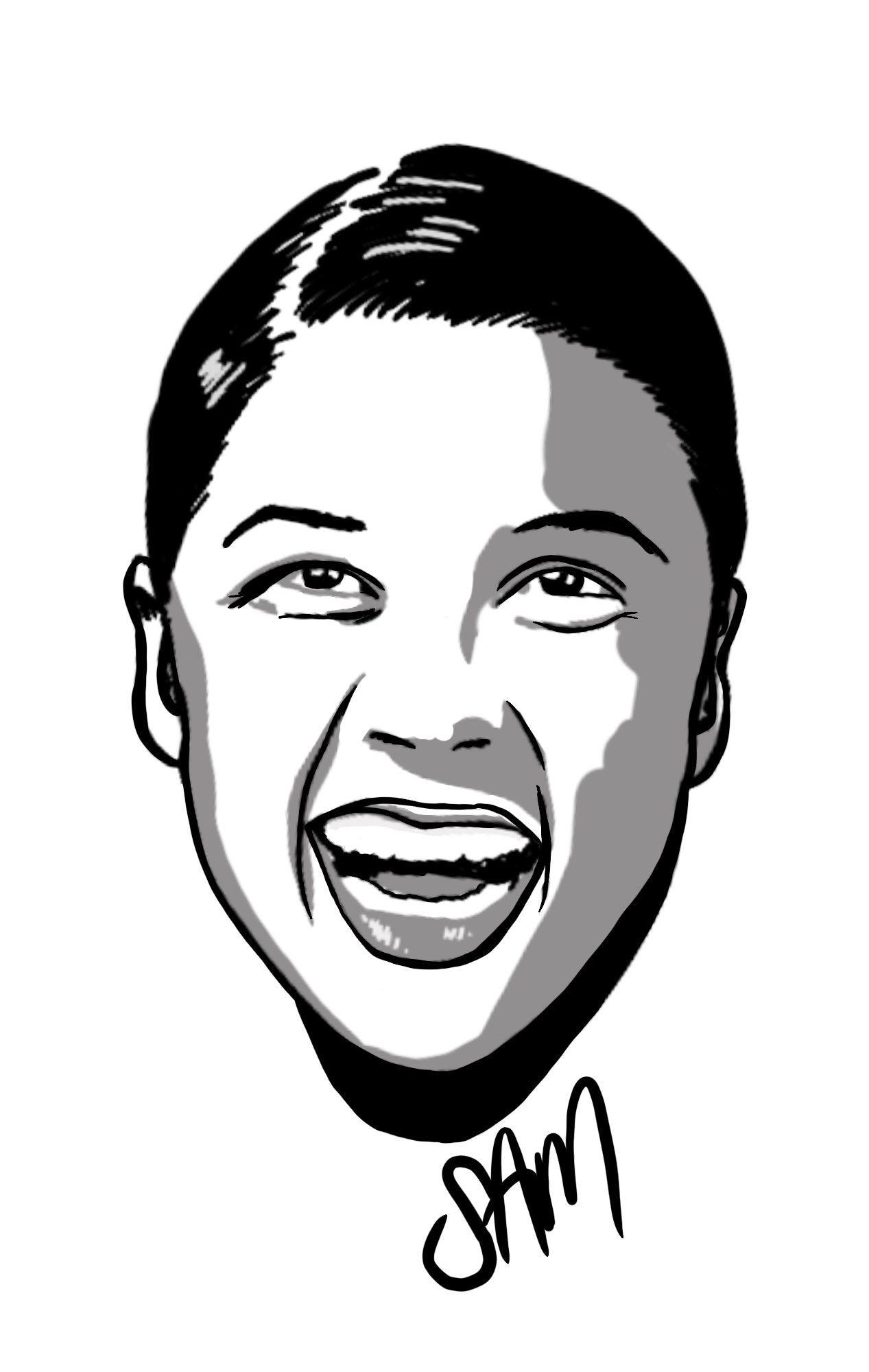 SAM KERR - High Tees - stride