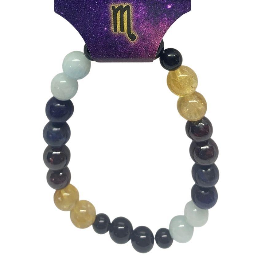 Scorpio | Crystal Horoscope Bracelet - Empowered Clothing - stride