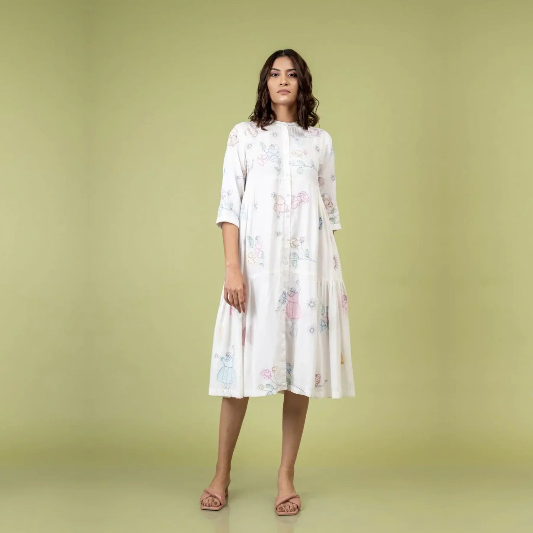 SEVILLE EMBROIDERED DRESS - Bethikal - stride