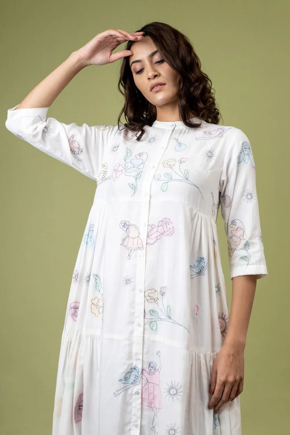 SEVILLE EMBROIDERED DRESS - Bethikal - stride