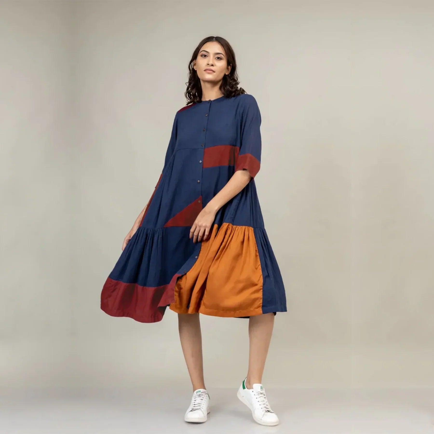 SEVILLE PANELLED DRESS - Bethikal - stride