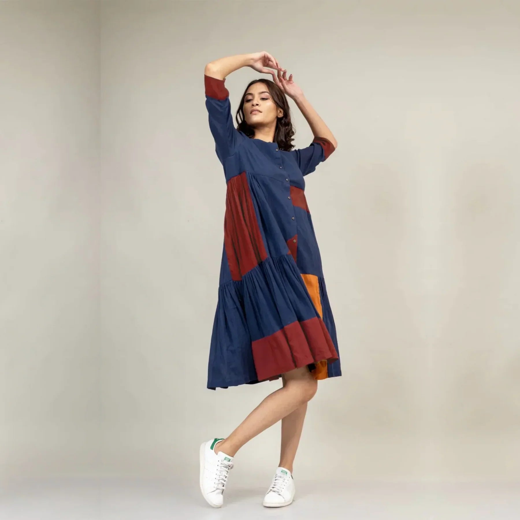 SEVILLE PANELLED DRESS - Bethikal - stride