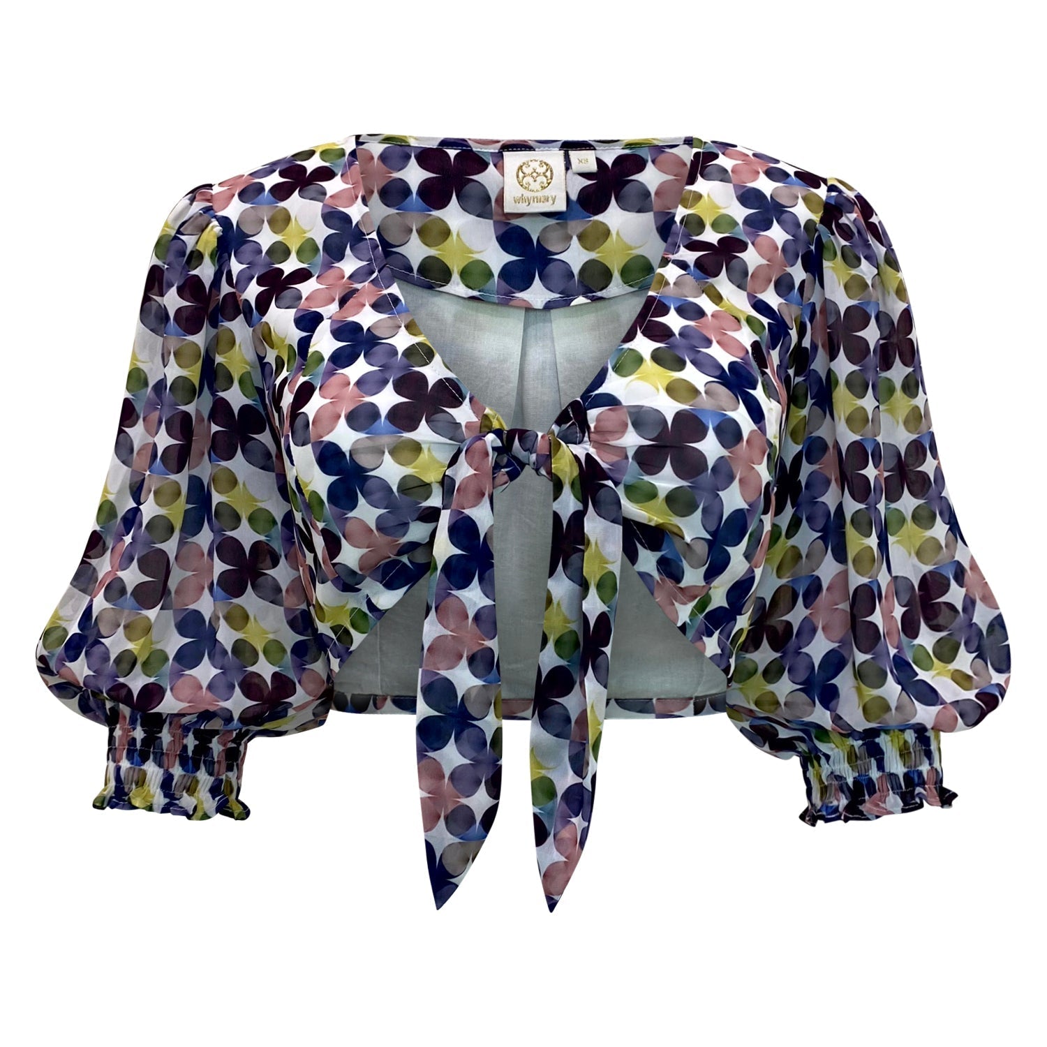 Shining Star Floral Print Tie Top - Why Mary - stride