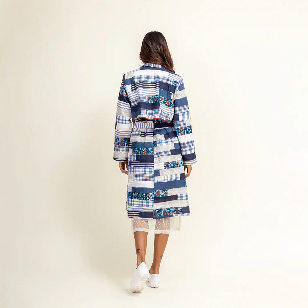 SKY PATCHWORK TRENCH - Bethikal - stride