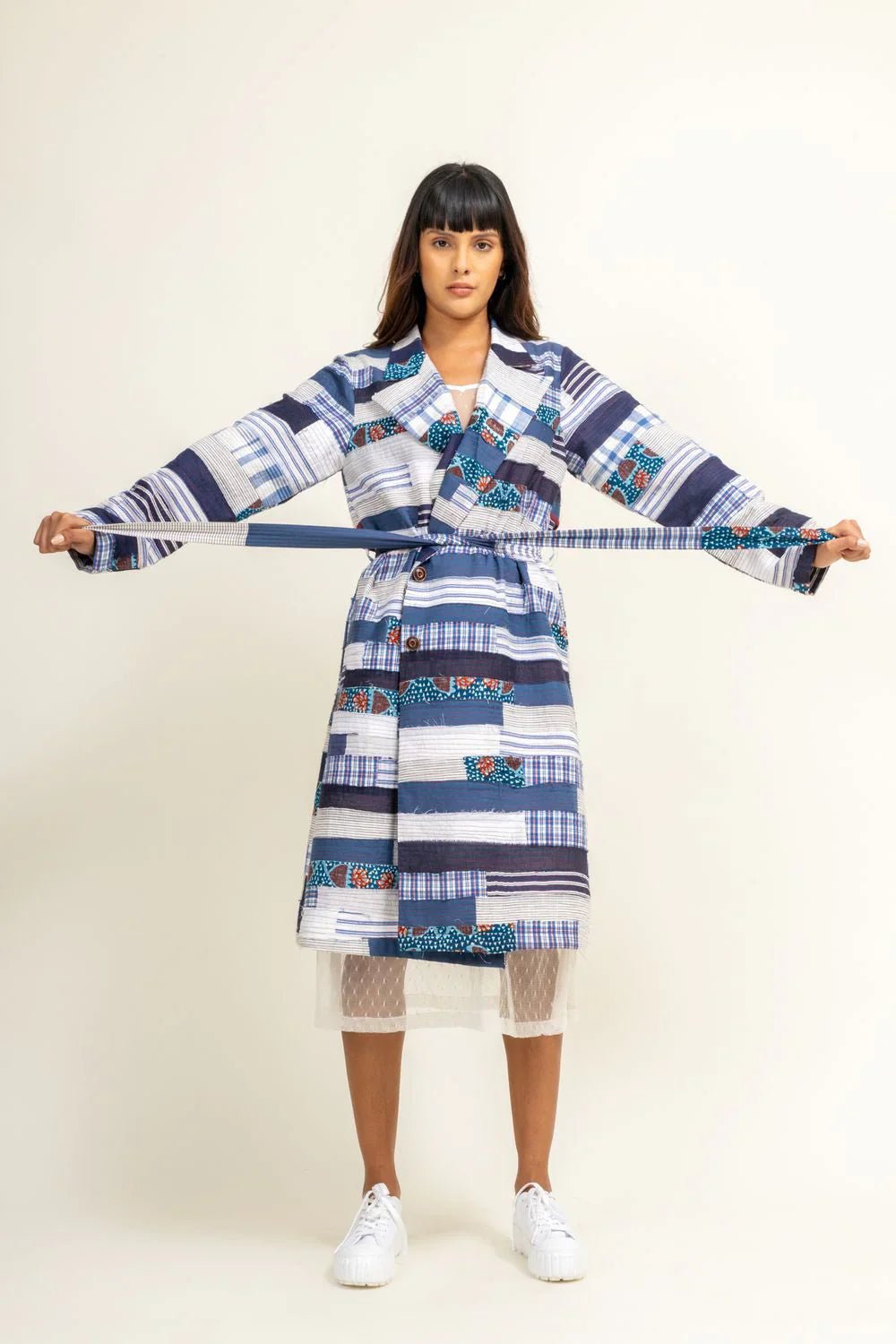 SKY PATCHWORK TRENCH - Bethikal - stride