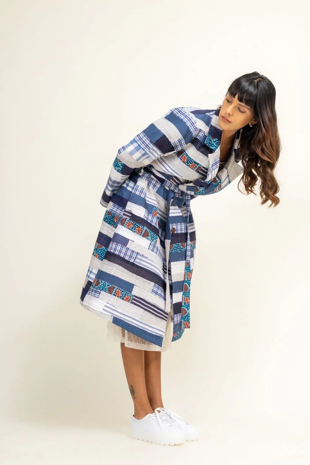 SKY PATCHWORK TRENCH - Bethikal - stride