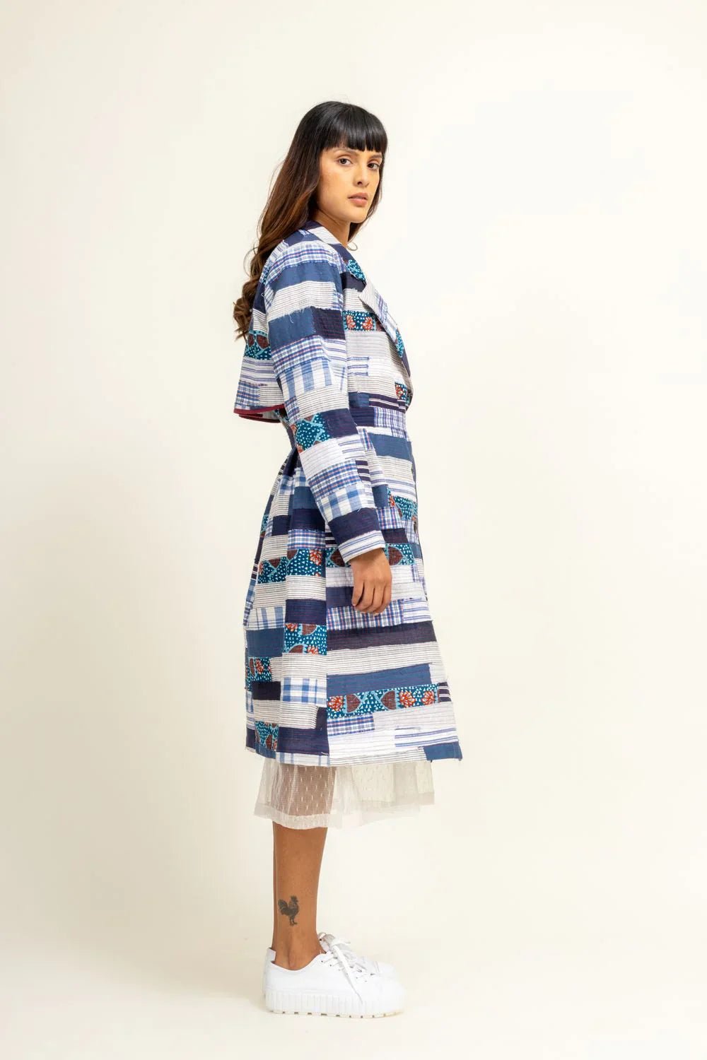 SKY PATCHWORK TRENCH - Bethikal - stride