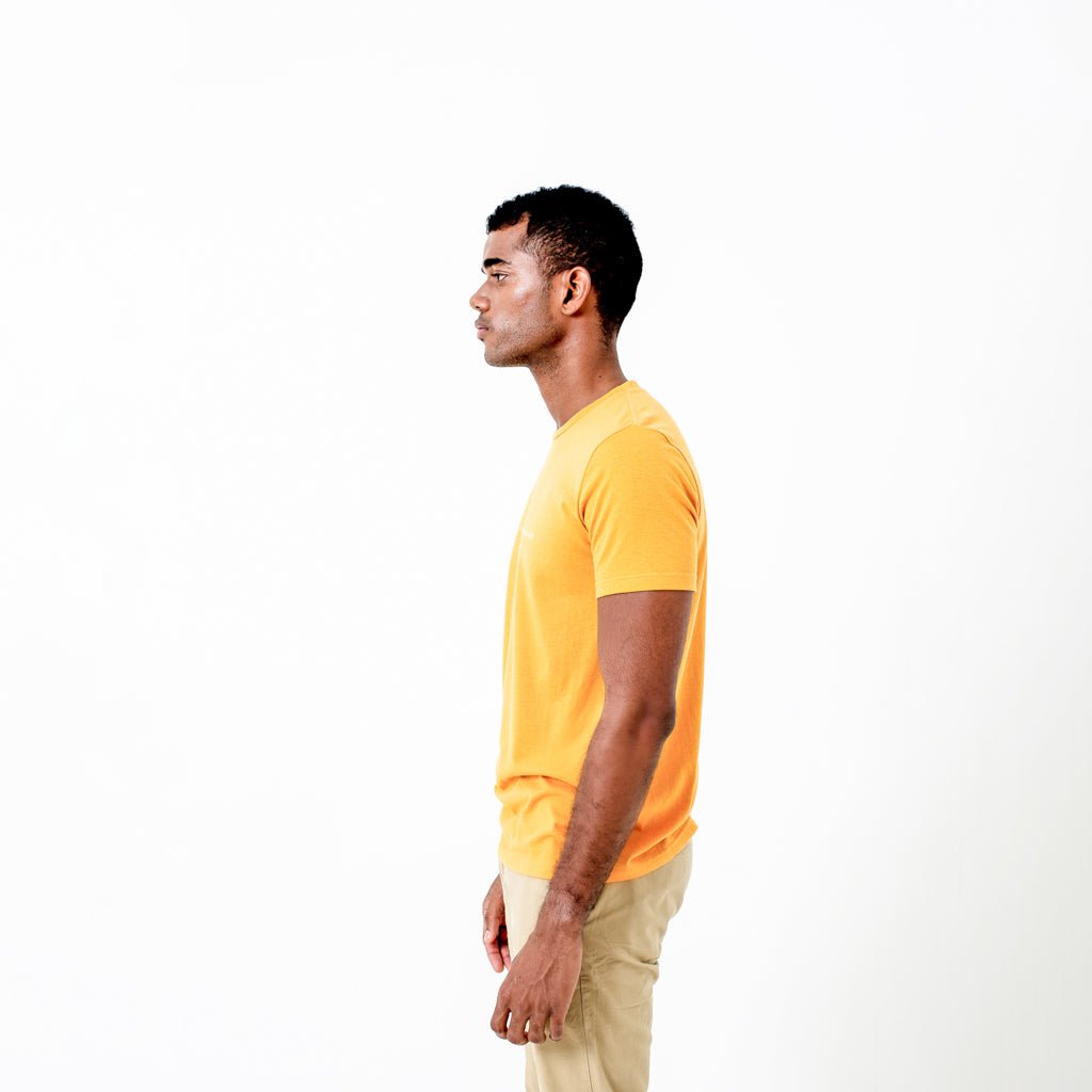 SMFF Men's T-Shirt | Mustard - Dorsu - stride