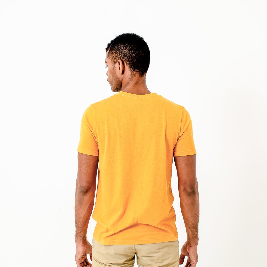 SMFF Men's T-Shirt | Mustard - Dorsu - stride