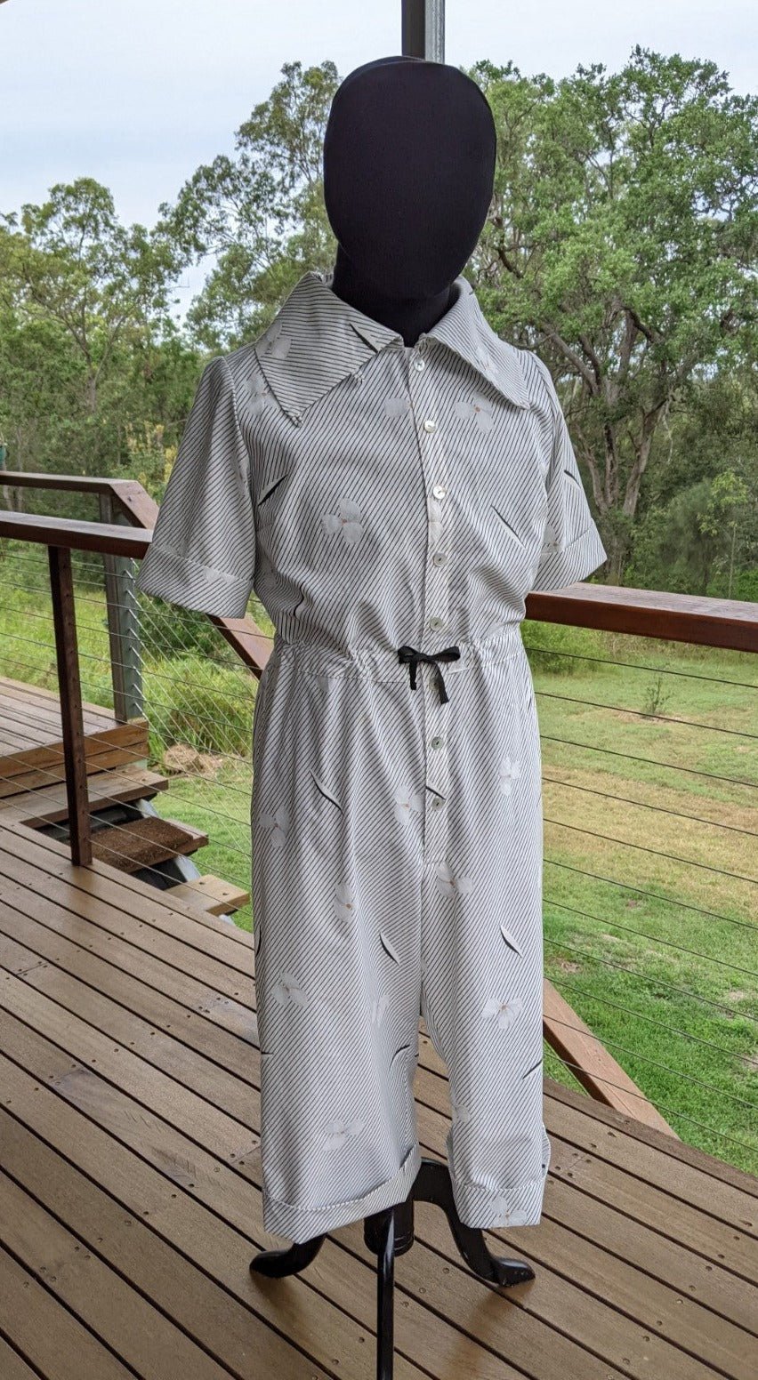 SURVIVOR JUMPSUIT LINEN - Genkstasy - stride