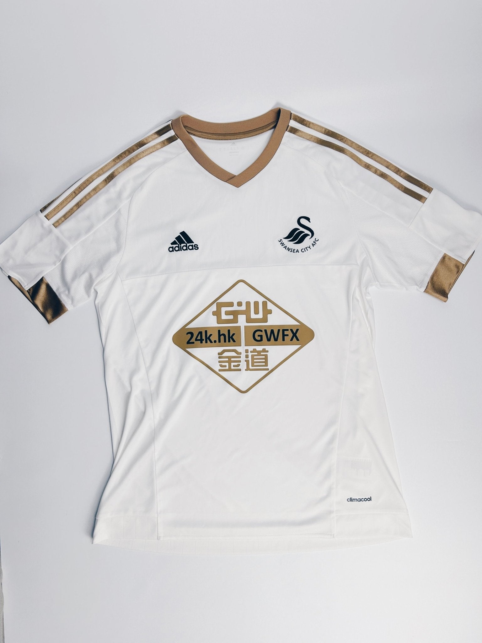 Swansea City Home 2015 - 2016 (With Shorts) M - Unwanted FC - stride