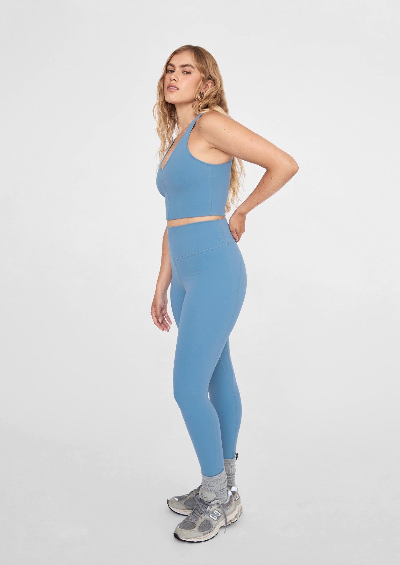 Synergy Legging - Lapis Blue - Pinky & Kamal - stride