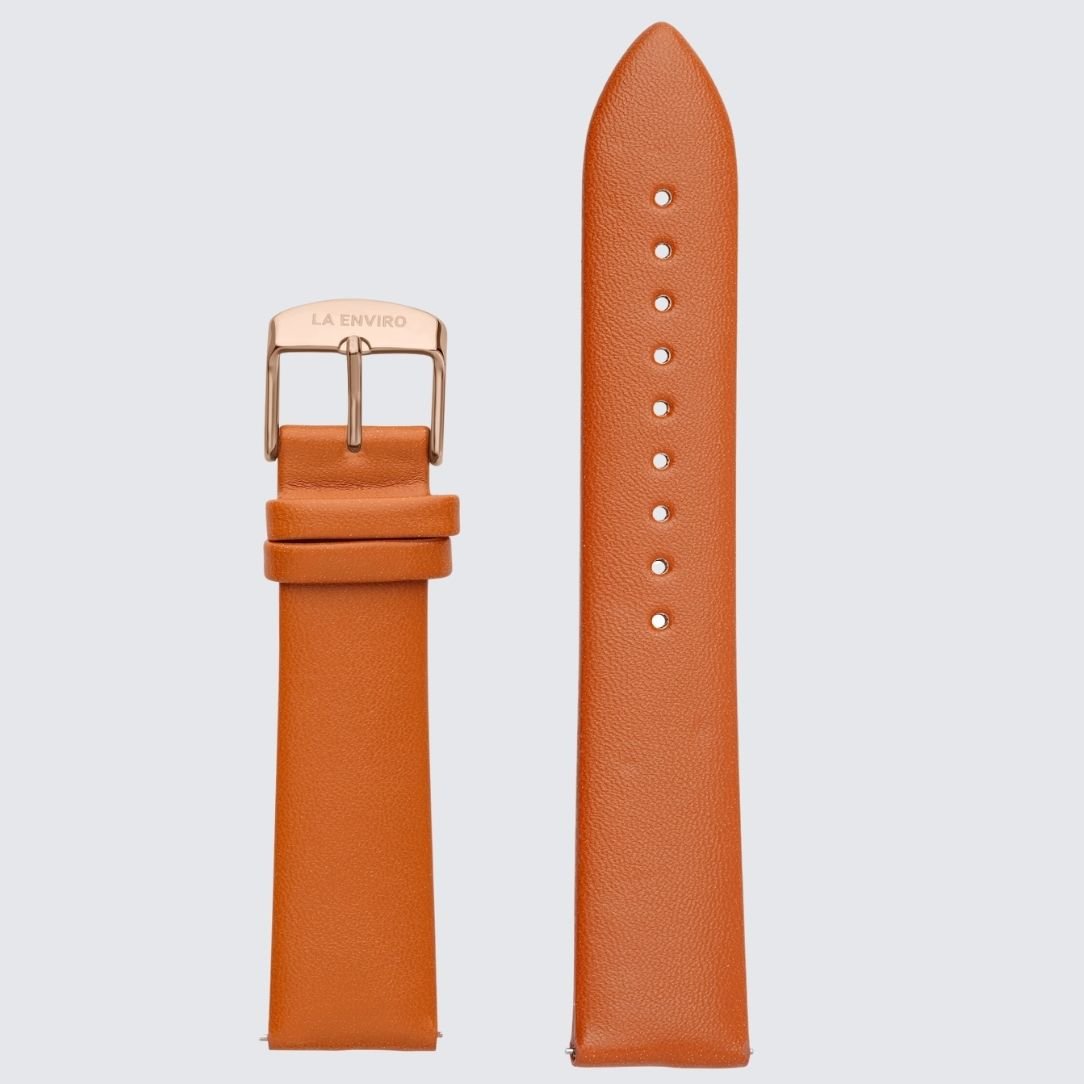 Tan Unstitched Watch Strap | 20MM - La Enviro - stride