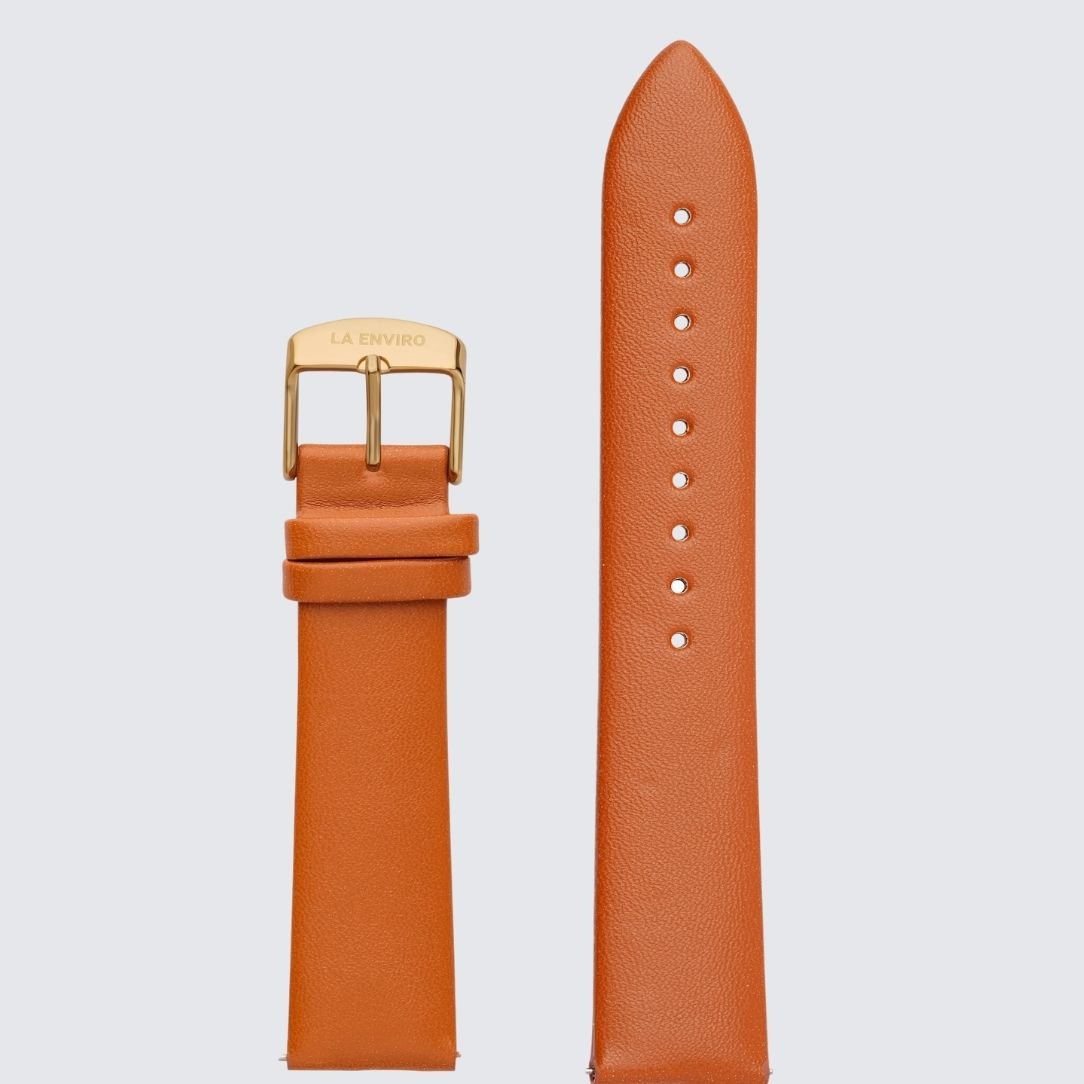 Tan Unstitched Watch Strap | 20MM - La Enviro - stride