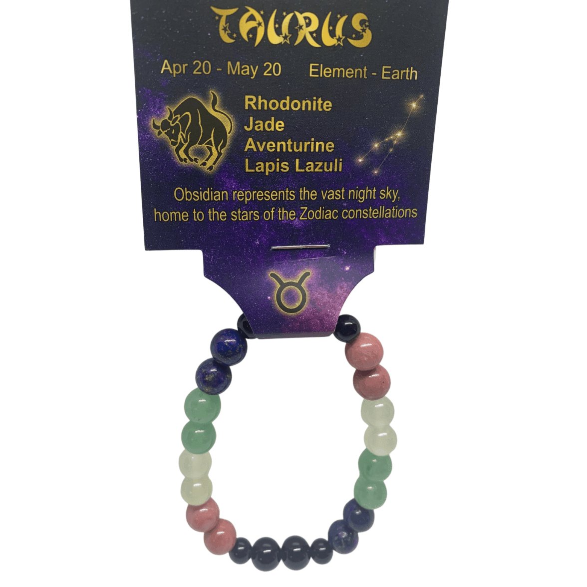 Taurus | Crystal Horoscope Bracelet - Empowered Clothing - stride