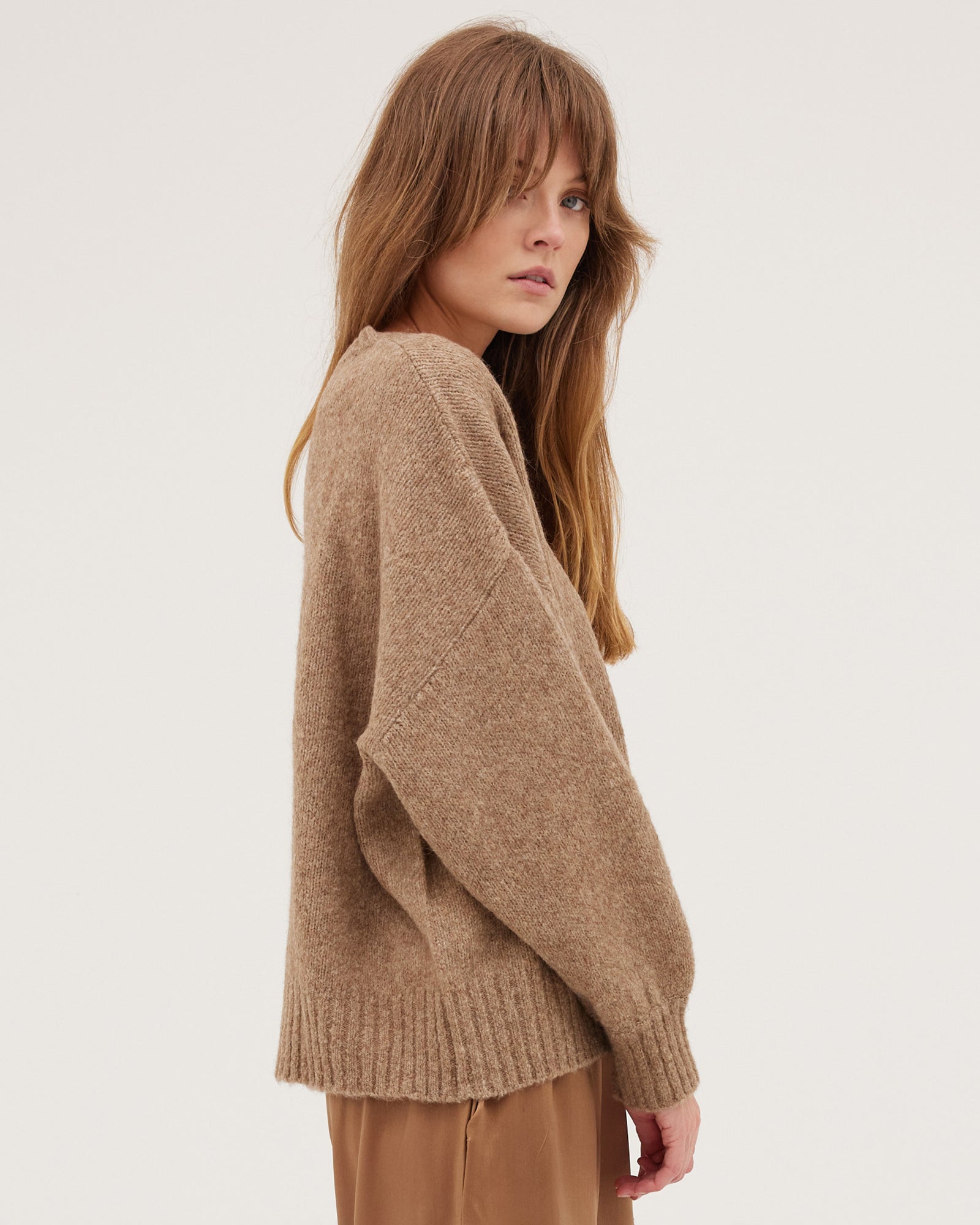 The Billow Sleeve Jumper | Shitake - Cloth & Co - stride