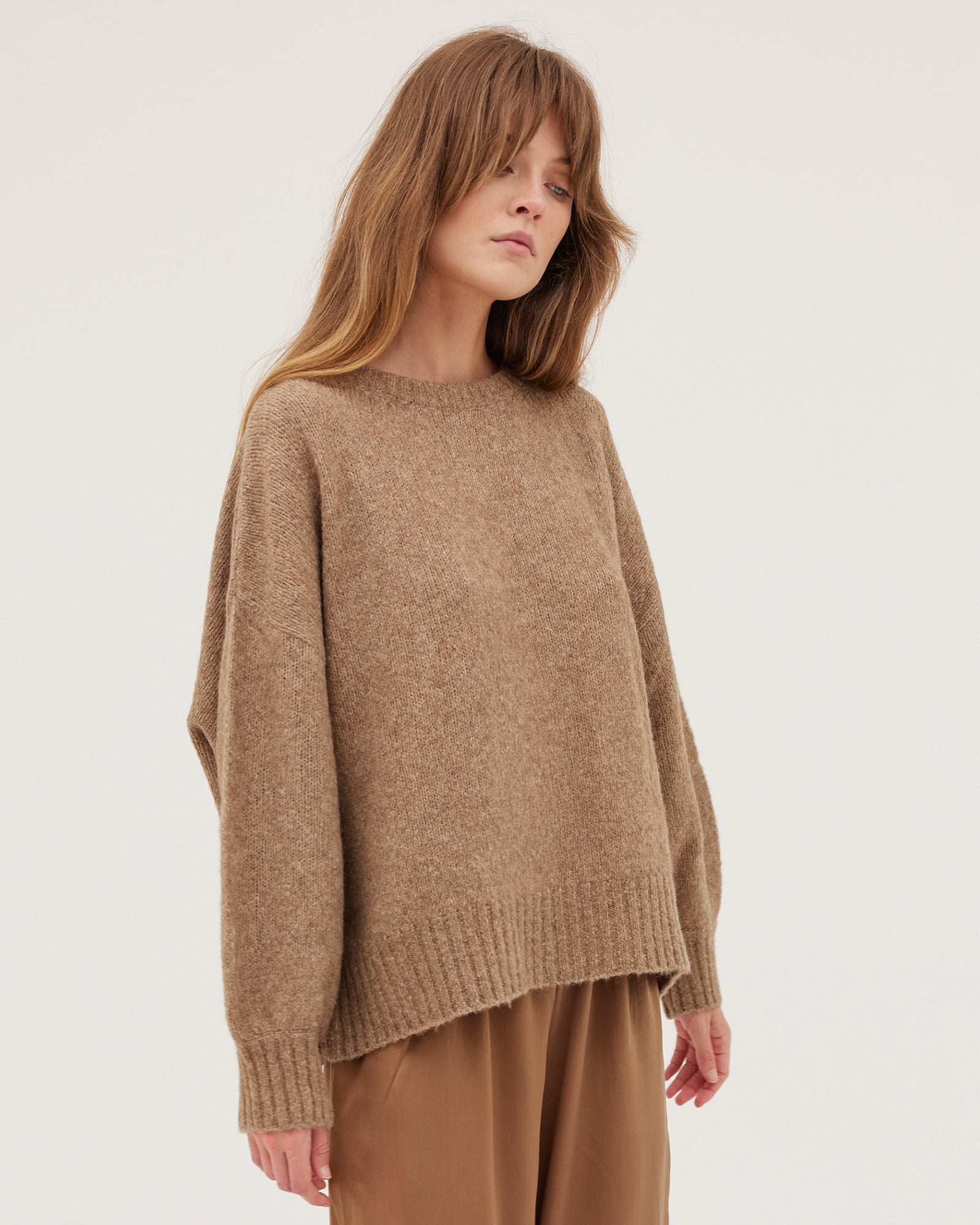 The Billow Sleeve Jumper | Shitake - Cloth & Co - stride