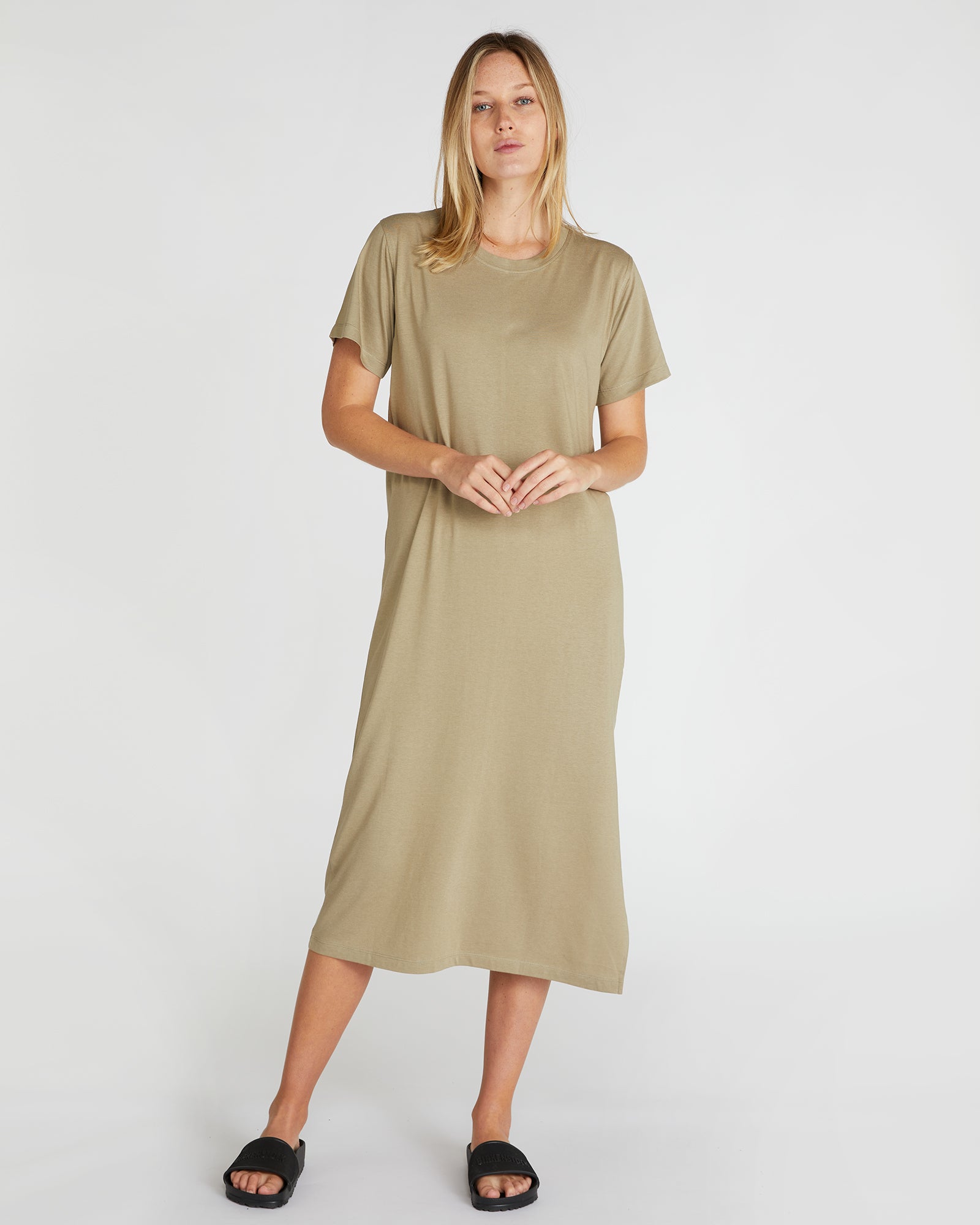 The Boxy Tee Dress | Oak - Cloth & Co - stride