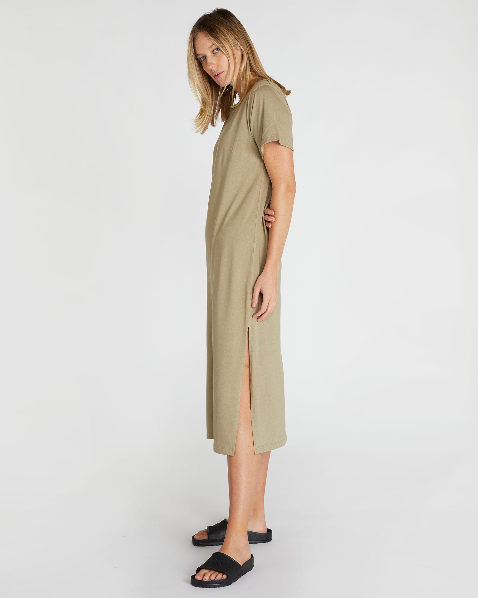 The Boxy Tee Dress | Oak - Cloth & Co - stride