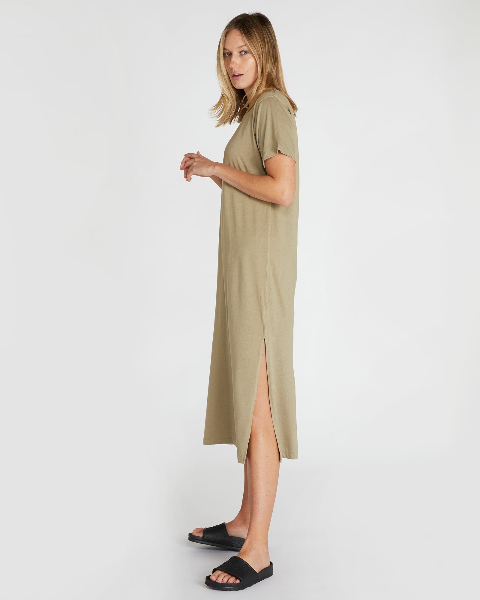 The Boxy Tee Dress | Oak - Cloth & Co - stride