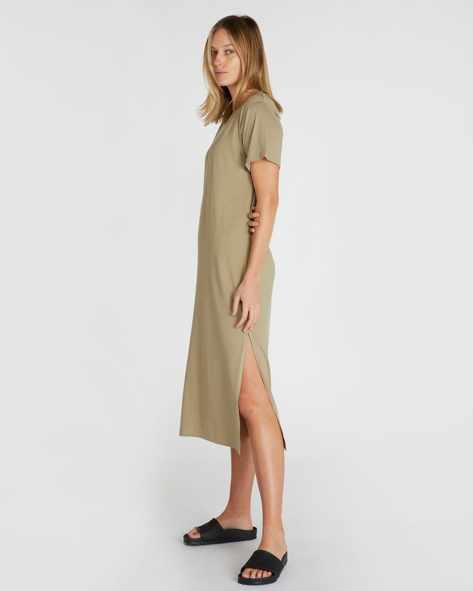 The Boxy Tee Dress | Oak - Cloth & Co - stride