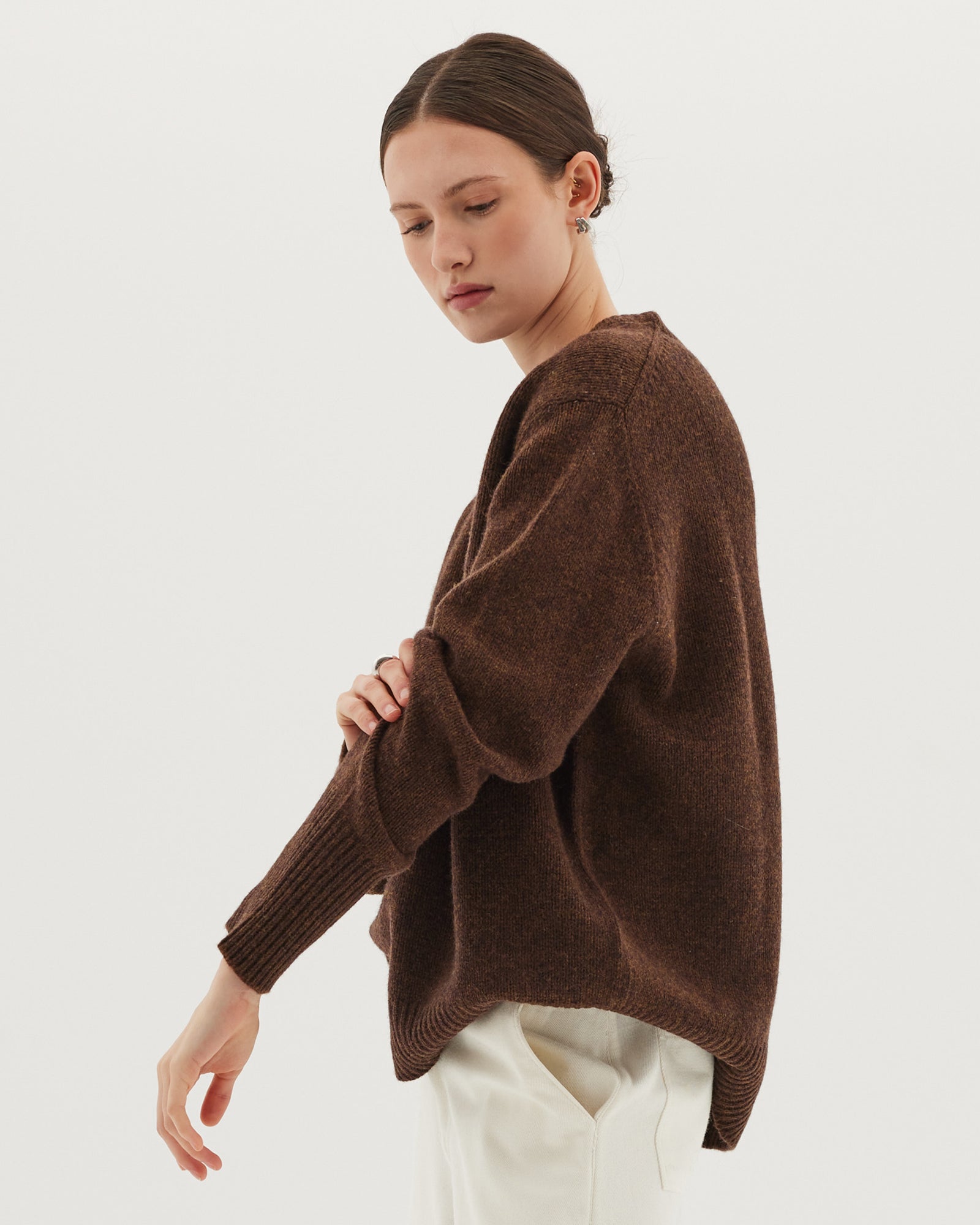 The Crew Jumper | Hickory - Cloth & Co - stride