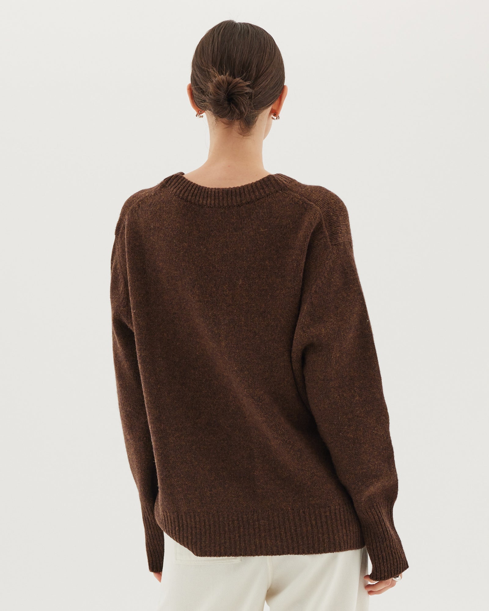 The Crew Jumper | Hickory - Cloth & Co - stride