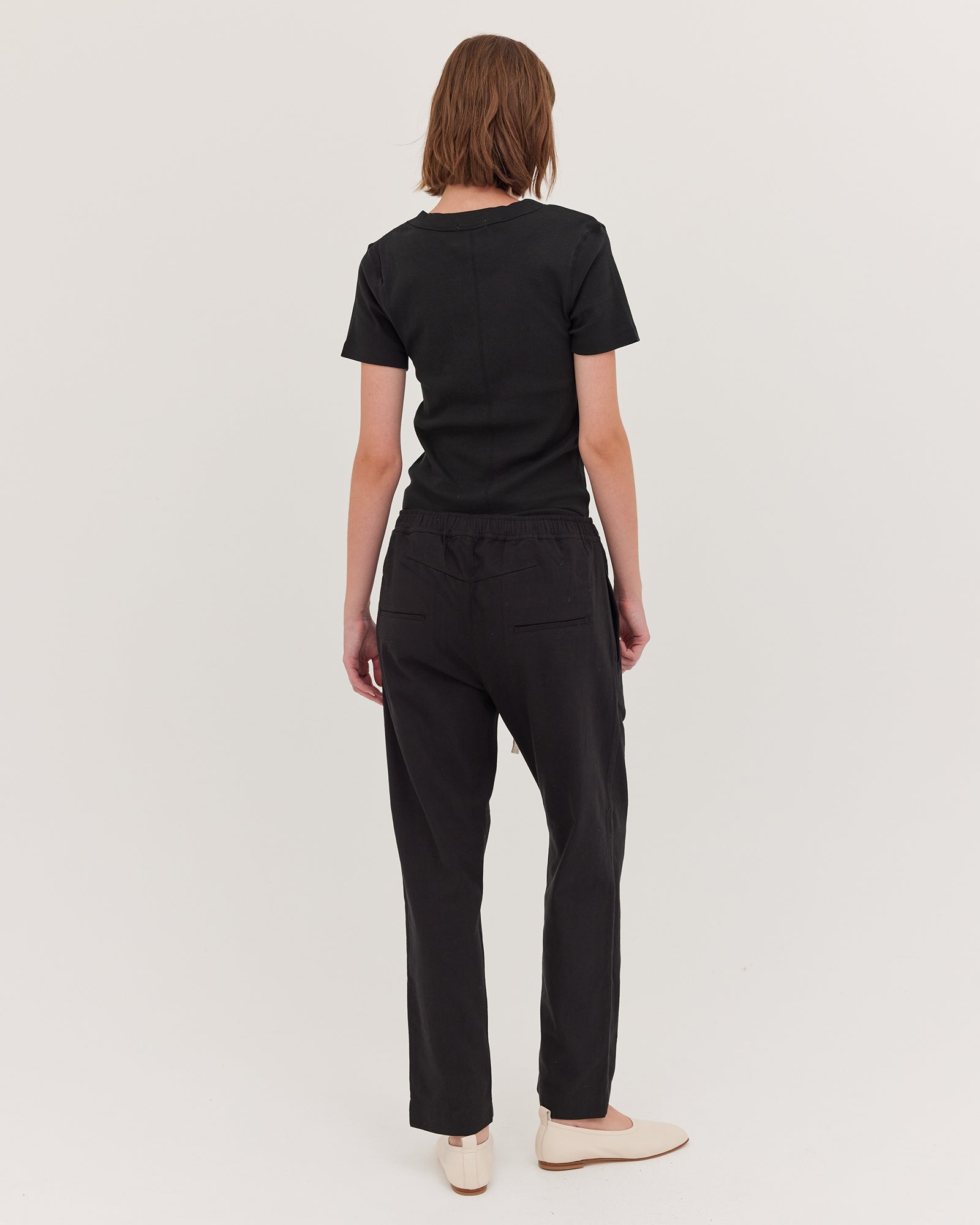 The Foundation Pant | Black - Cloth & Co - stride