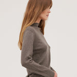 The Funnel Neck Top | Squirrel - Cloth & Co - stride