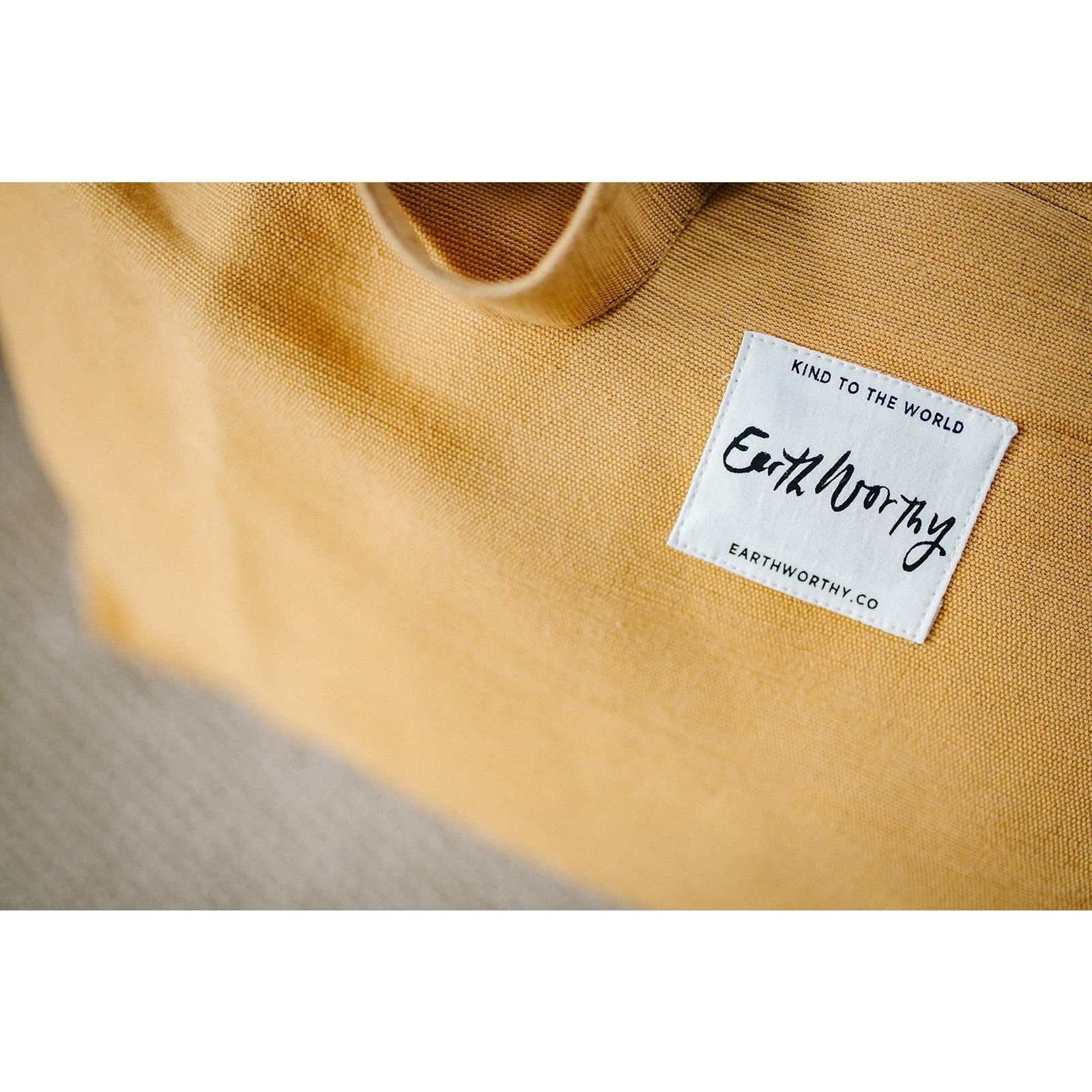 The Hauler Bag | Eco - Friendly Jute Cotton Canvas - Earth Worthy - stride