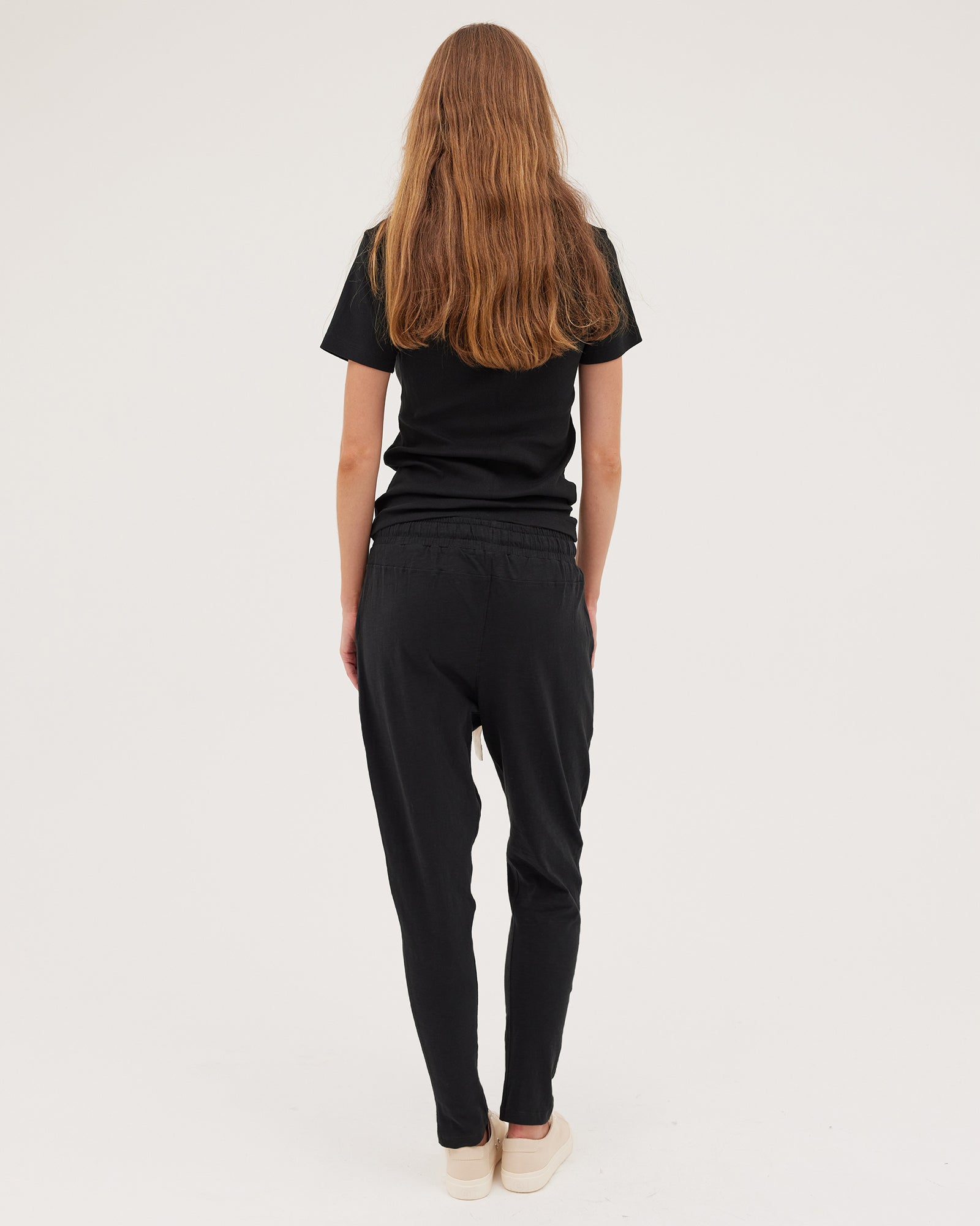 The Jersey Lounge Pant | Black - Cloth & Co - stride