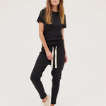 The Jersey Lounge Pant | Black - Cloth & Co - stride